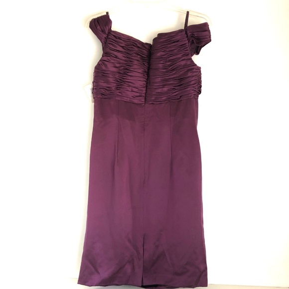 NWT Evening Dress Size 6 Purple Neimans Basix box 2 - Picture 3 of 8